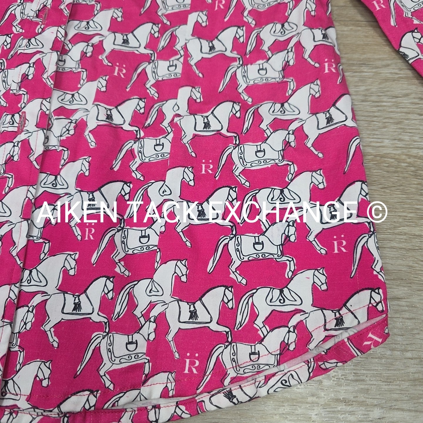 Ronner Horse Print Long Sleeve Top, Size 6