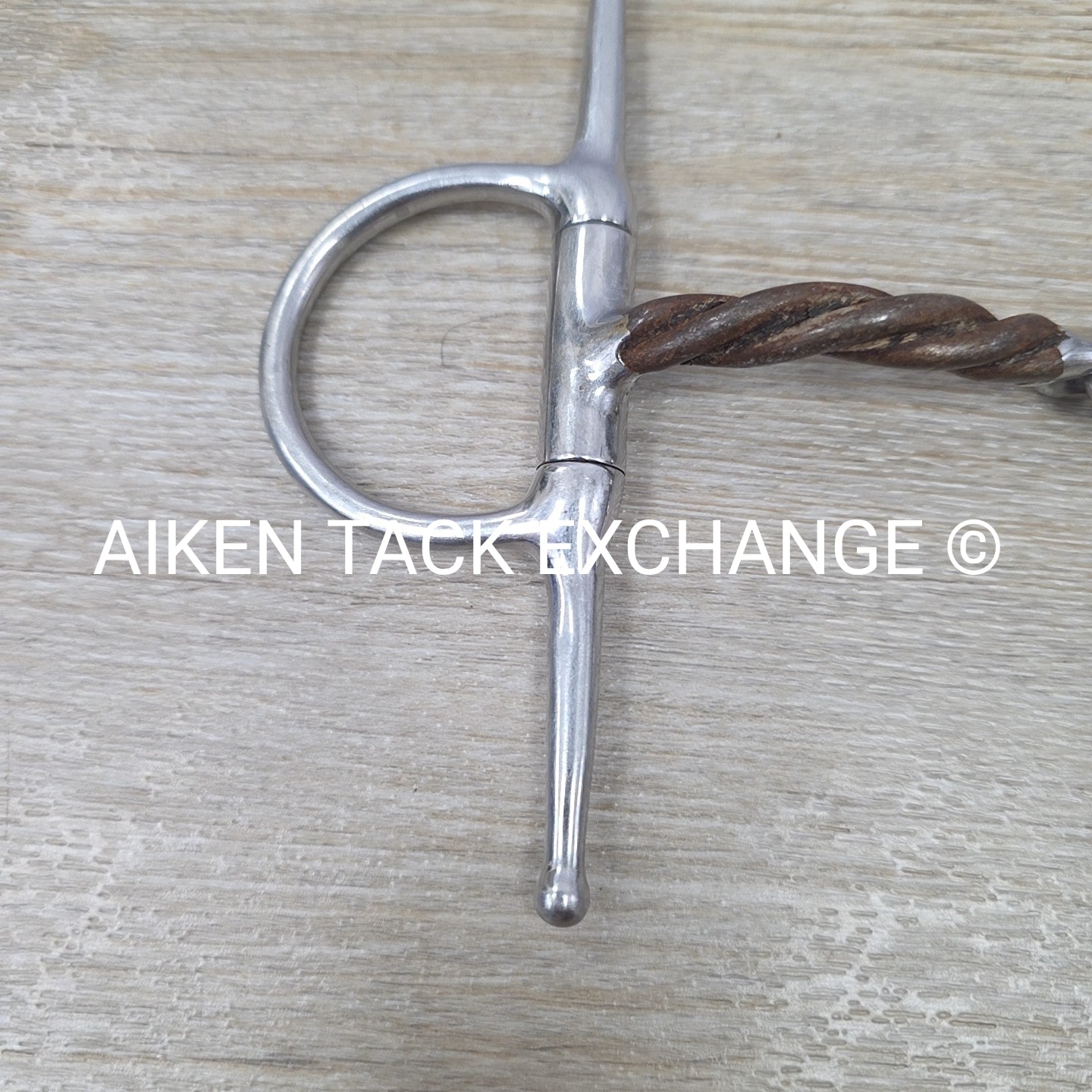 Myler Single Joint Copper Twisted Wire Full Cheek Bit 5"