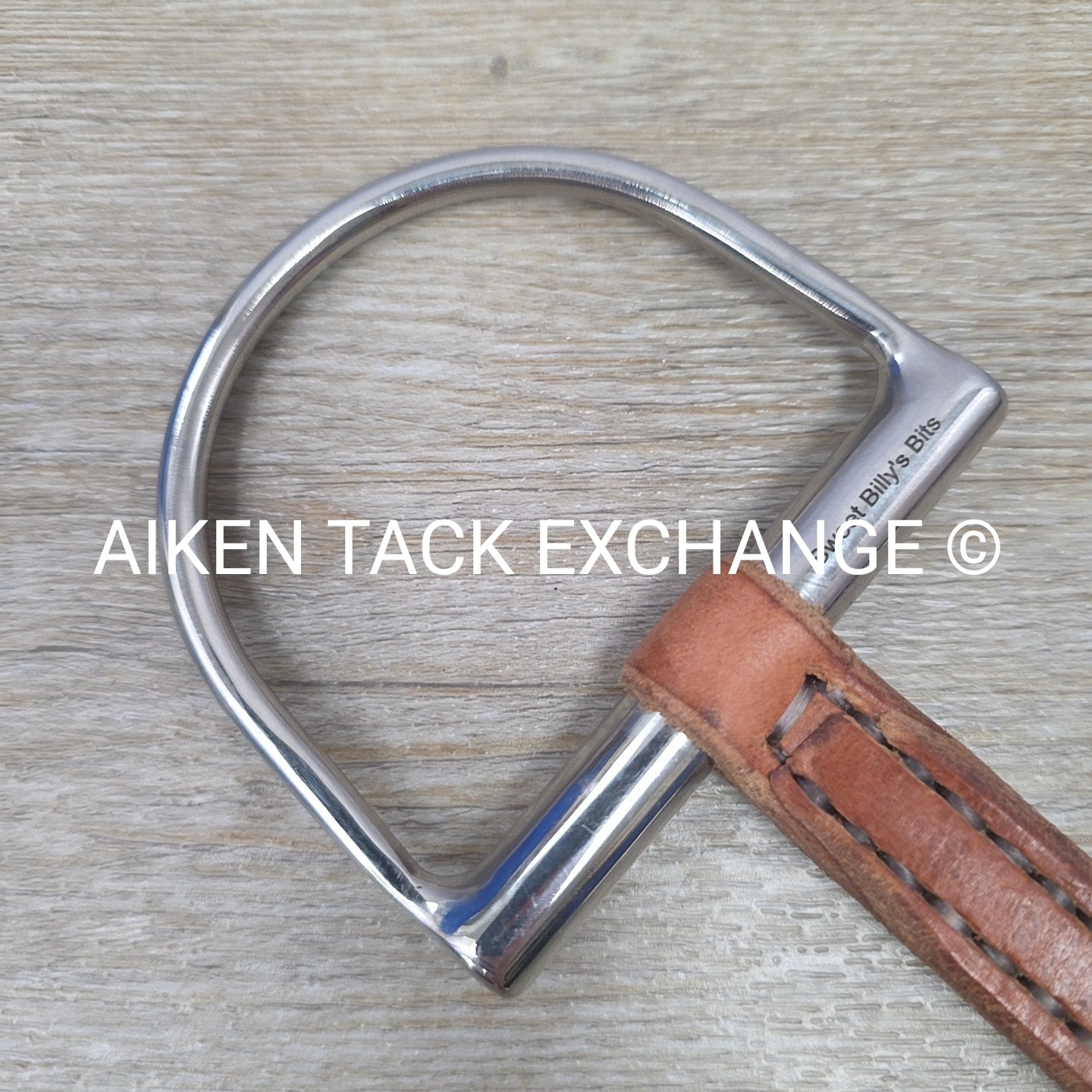 Sweet Billy's Leather Mouth Hunter D-Ring Bit, 5.5"