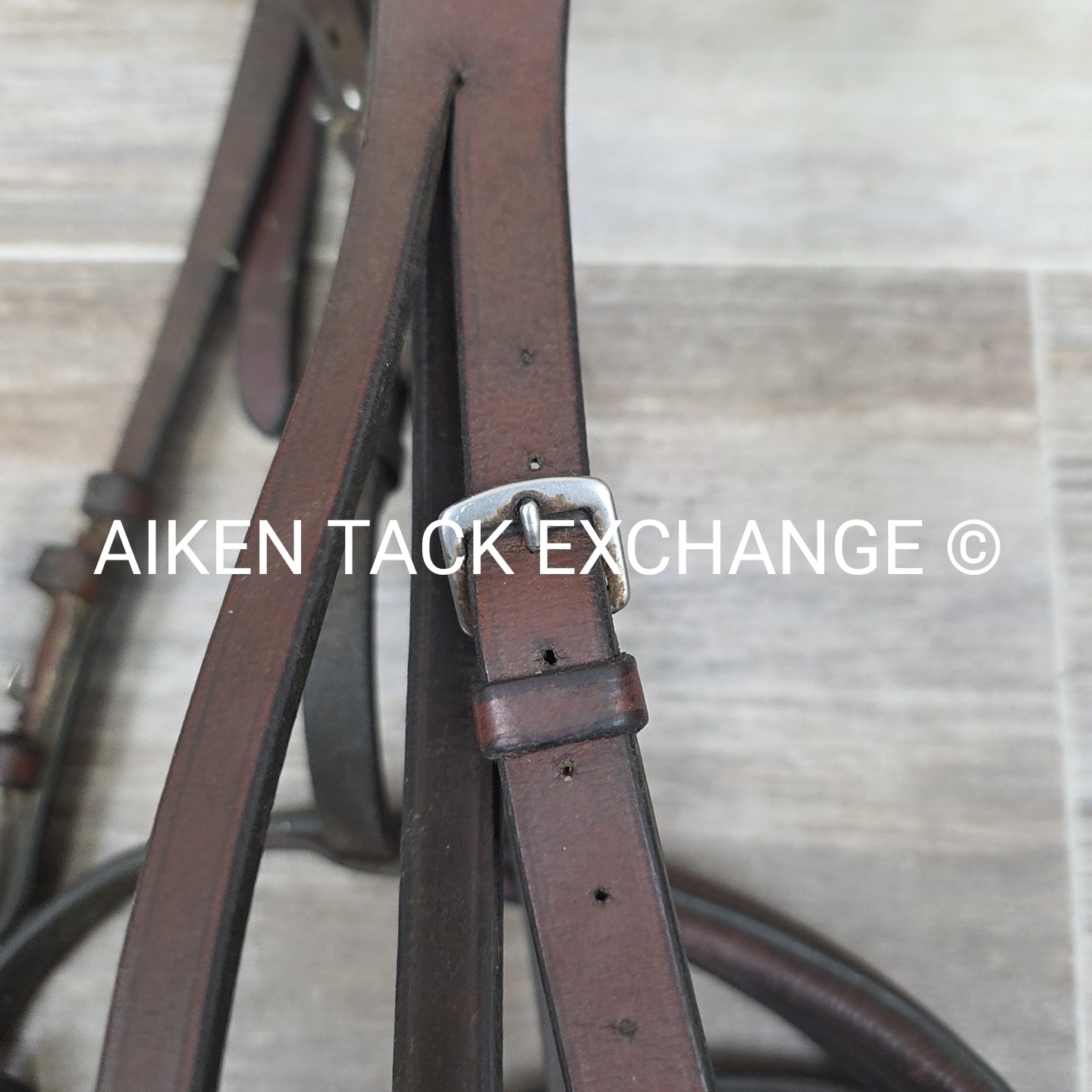 Various Brands Flash Bridle, No Reins, Brown, Size Full
