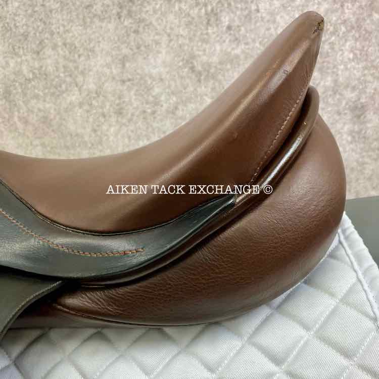 Courbette Lemetex Cresta All Purpose Jump Saddle, 17.5" Seat, Medium Tree, Foam Panels