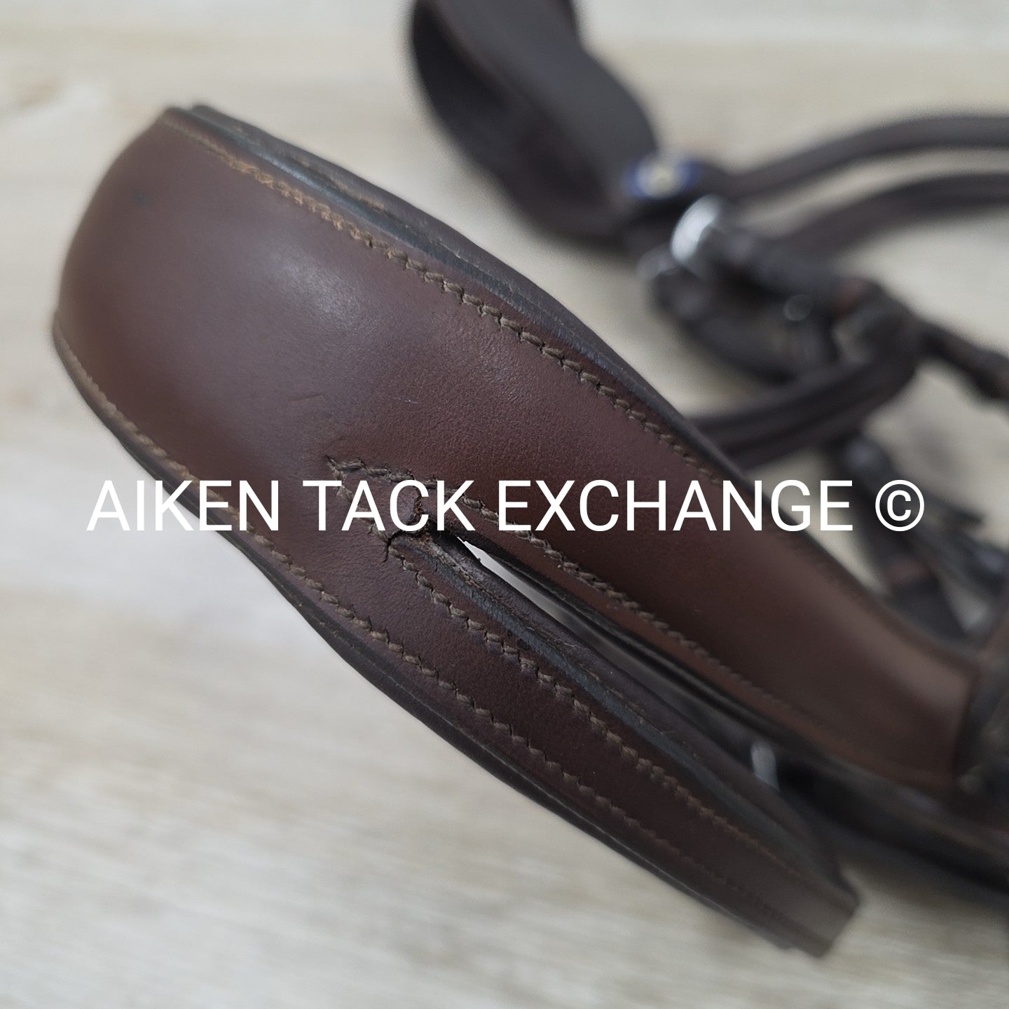 PS of Sweden Jump Off Anatomic Bridle, No Reins, Brown, Size Full