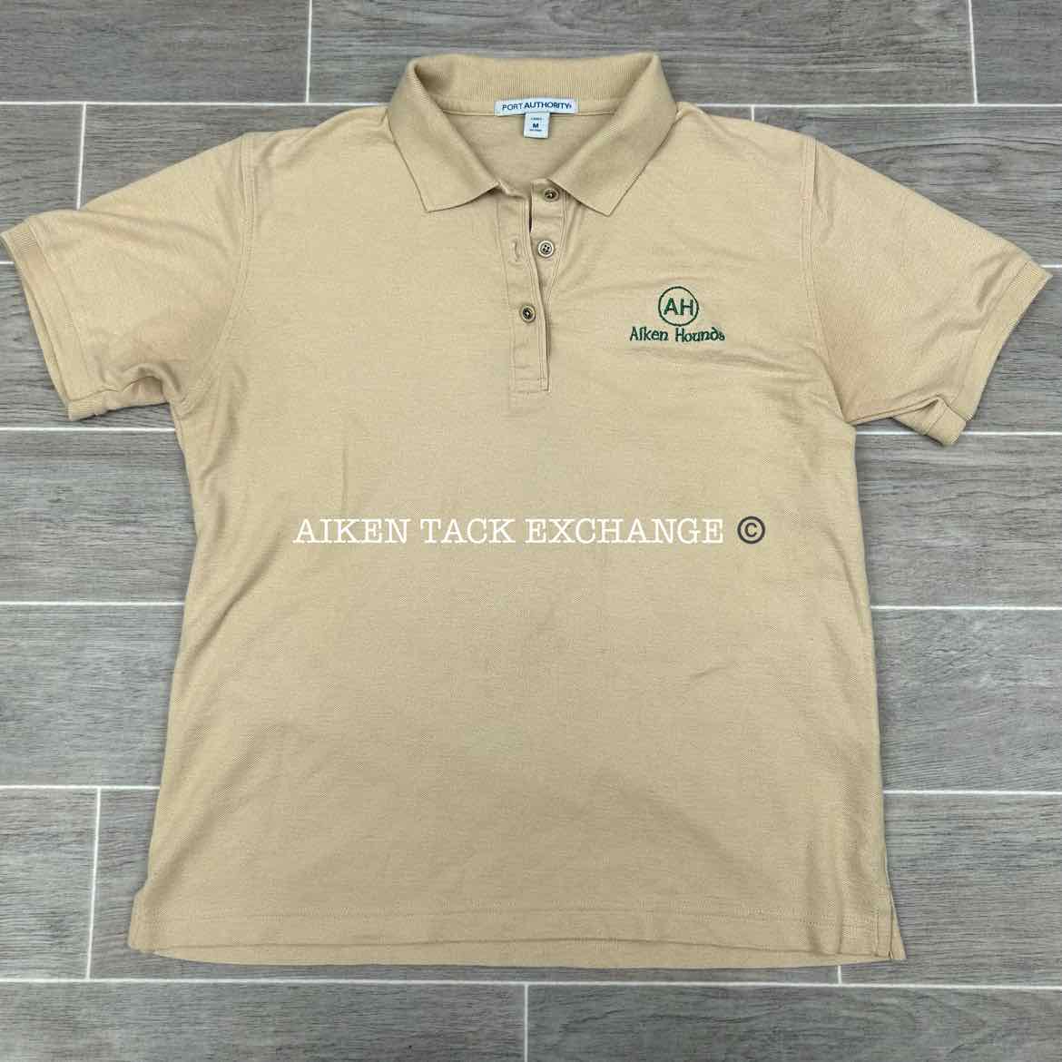 Aiken Hounds Short Sleeve Polo Top, Size Medium