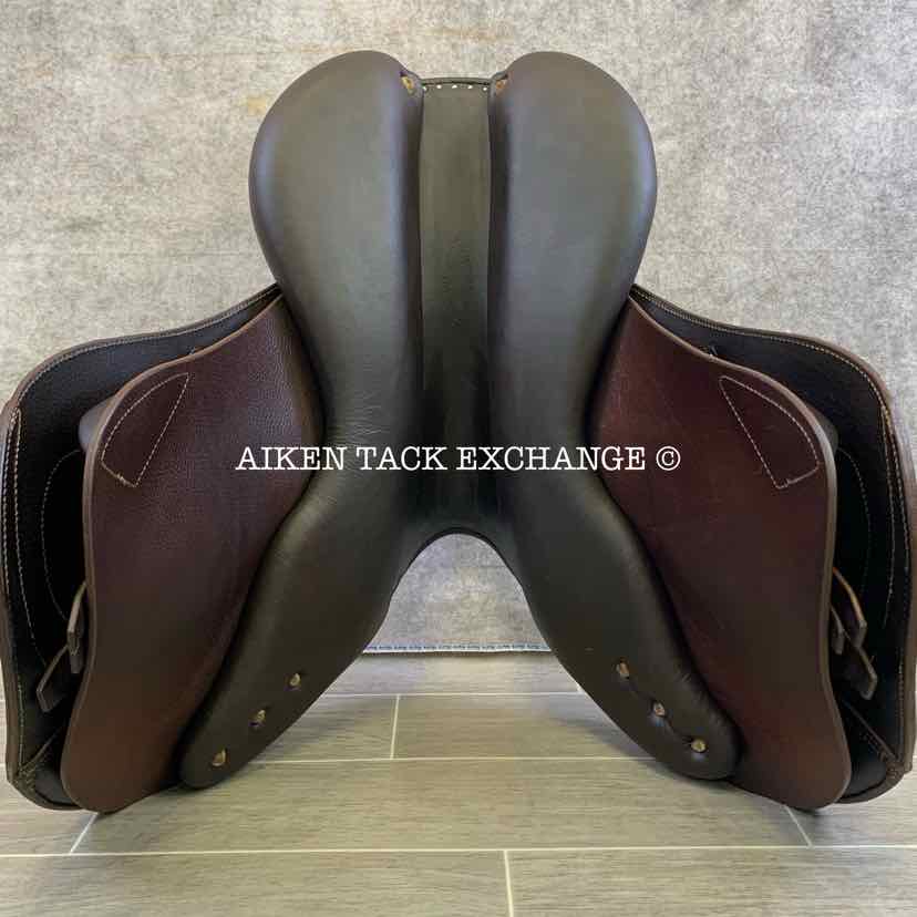 **SOLD** 2020 Antares Contact Jump Saddle, 17" Seat, 1A Flap, Medium Tree, Foam Panels, Full Buffalo Leather