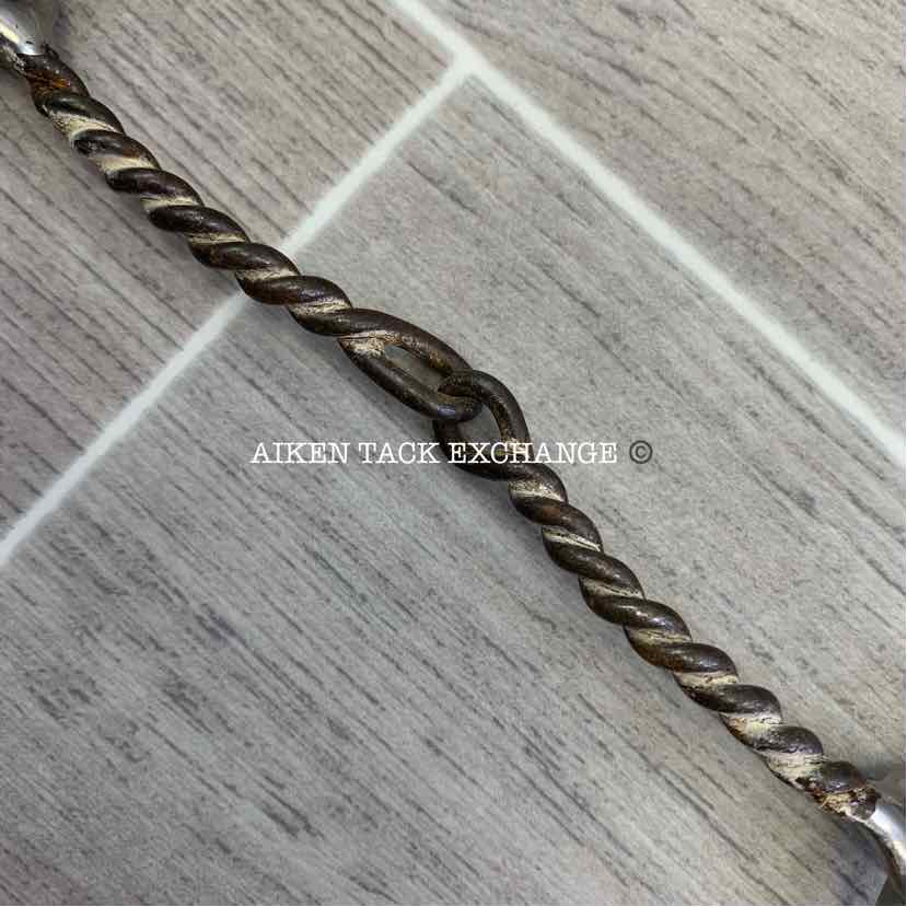 Maheu Single Joint Twisted Sweet Iron Gag Bit 5"