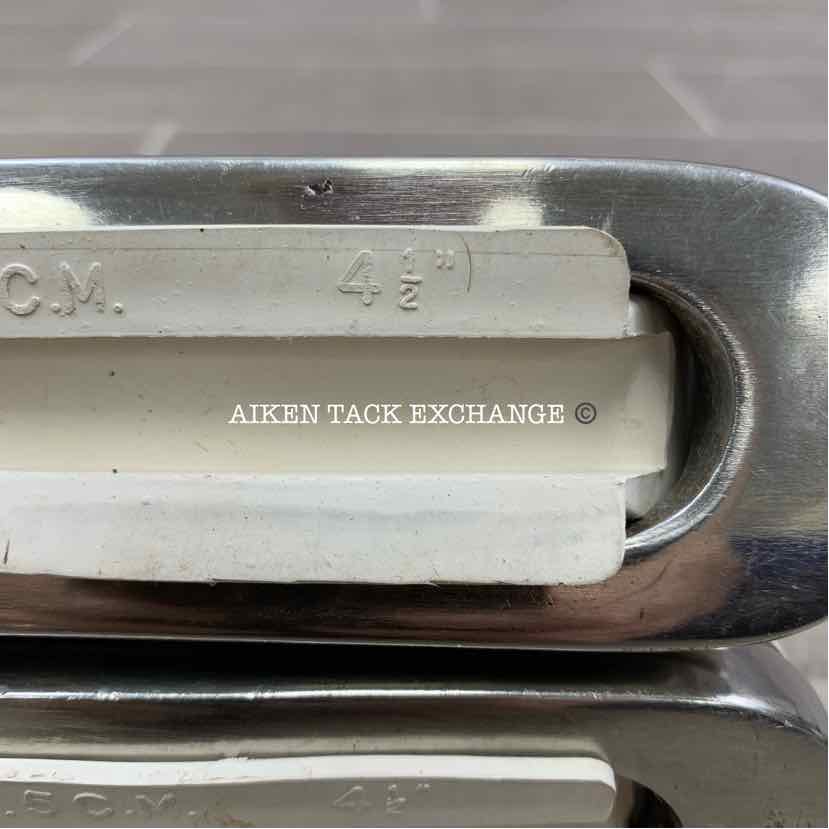 Korsteel Fillis Stirrup Irons with Sure Grip Non-Slip Pads, 4.5"