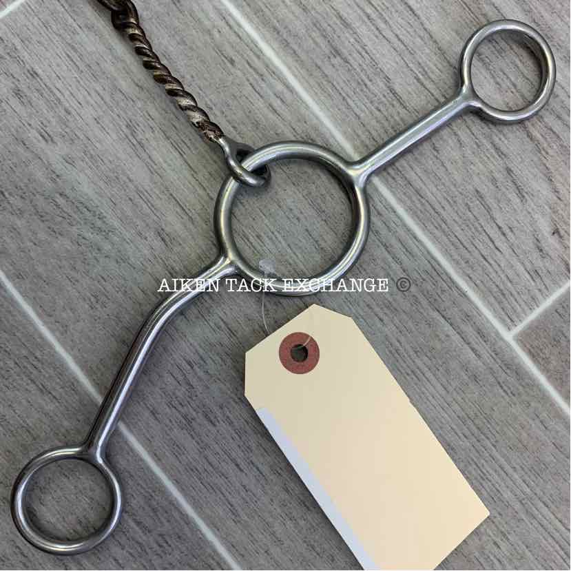Maheu Single Joint Twisted Sweet Iron Gag Bit 5"