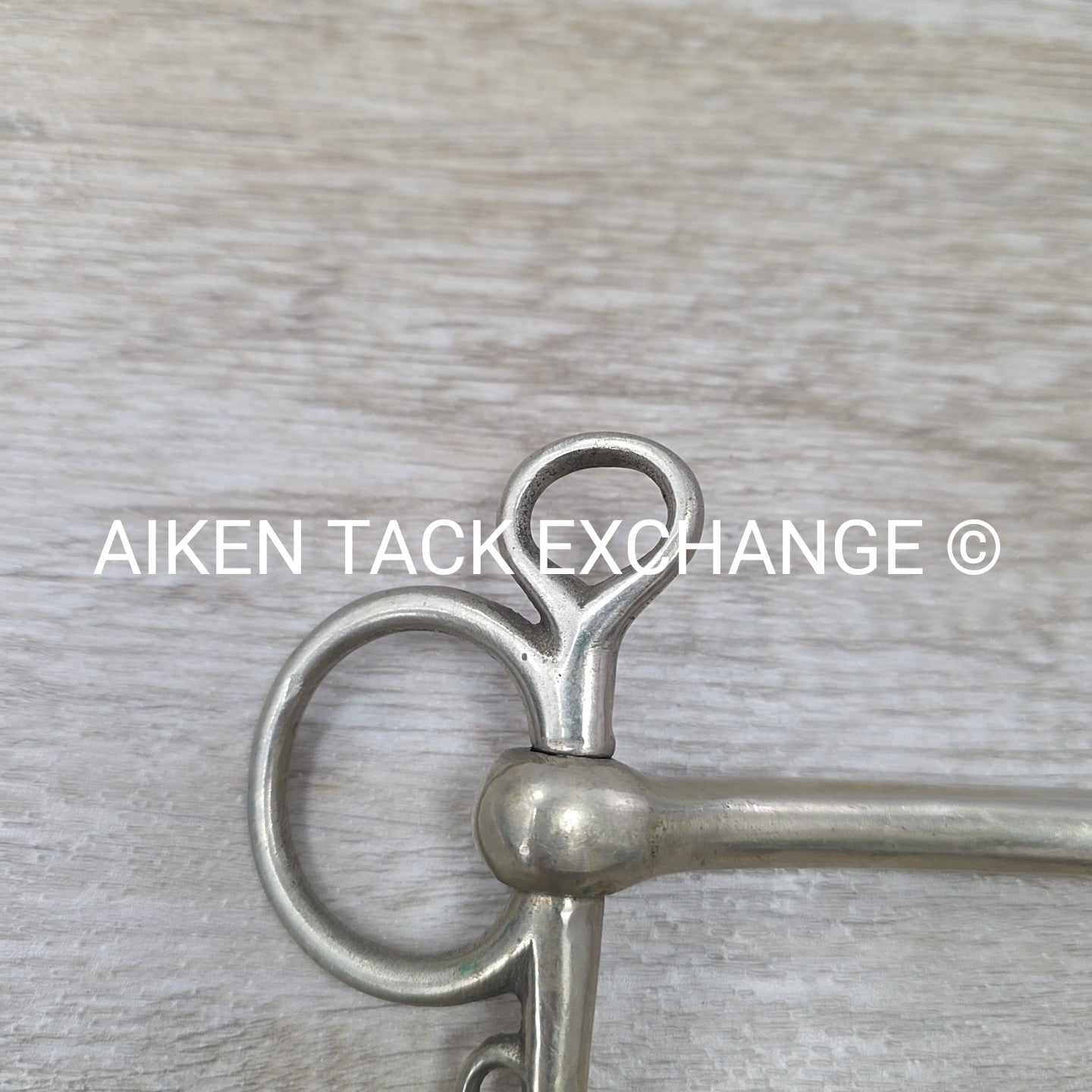 Never Rust Mullen Mouth Pelham Bit (No Hooks & Curb Chain) 4.75"