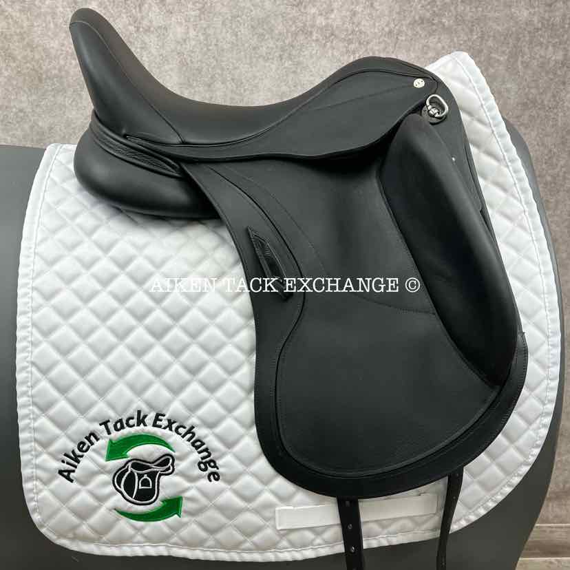 2023 Aviar Rook 2.0 Monoflap Dressage Saddle, 17.5" Seat, Adjustable Tree, Foam Panels