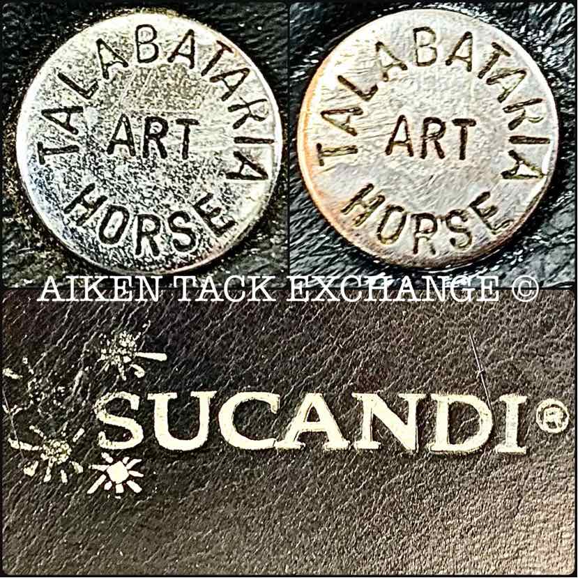 Talabartaria Art Horse Sucandi Dressage Saddle, 18.5" Seat, Medium Tree, Wool Flocked Panels