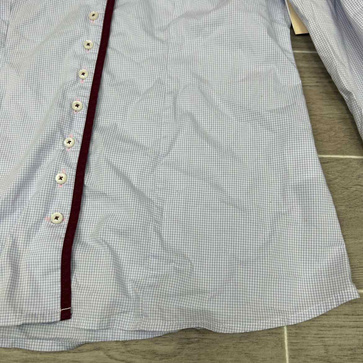 Fior Da Liso Long Sleeve Collared Shirt, Size 10