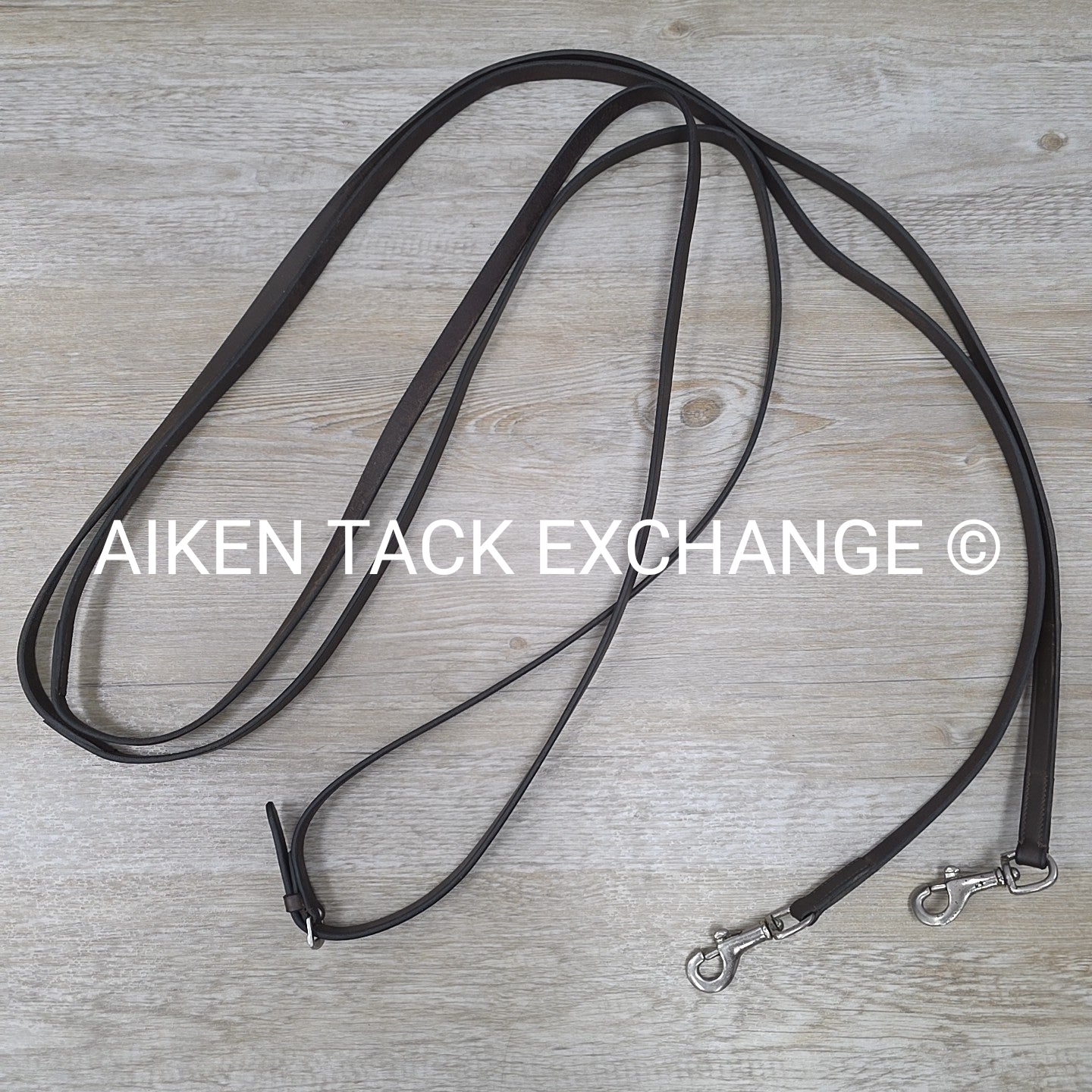 Flat Leather Draw Reins