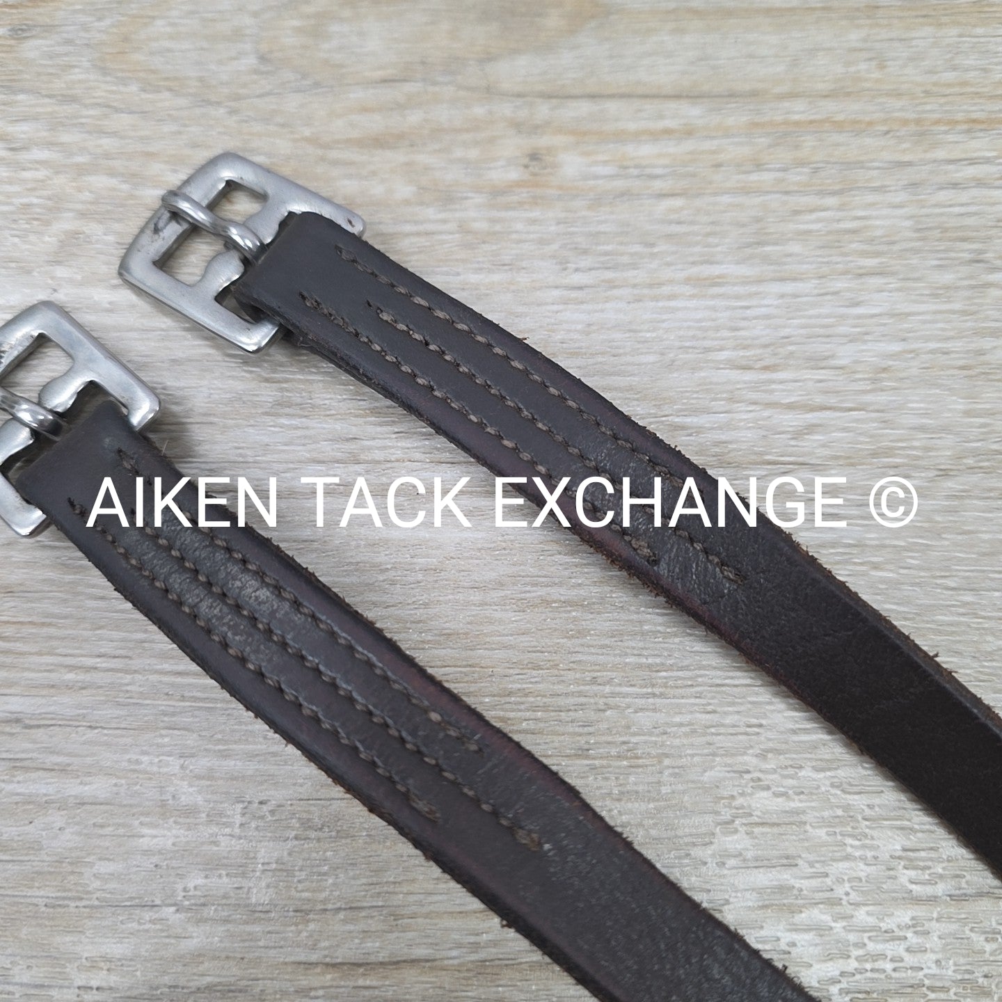 English Stirrup Leathers, Brown, 54"