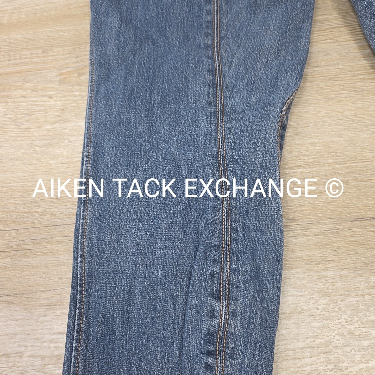 Ovation Denim Knee Patch Breeches, Size 30