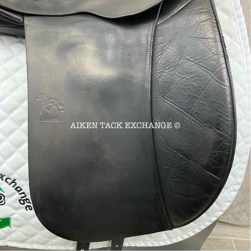 2011 Frank Baines Balance Zenith Dressage Saddle, 18" Seat, XX-Wide Hoop Tree, Wool Flocked Panels