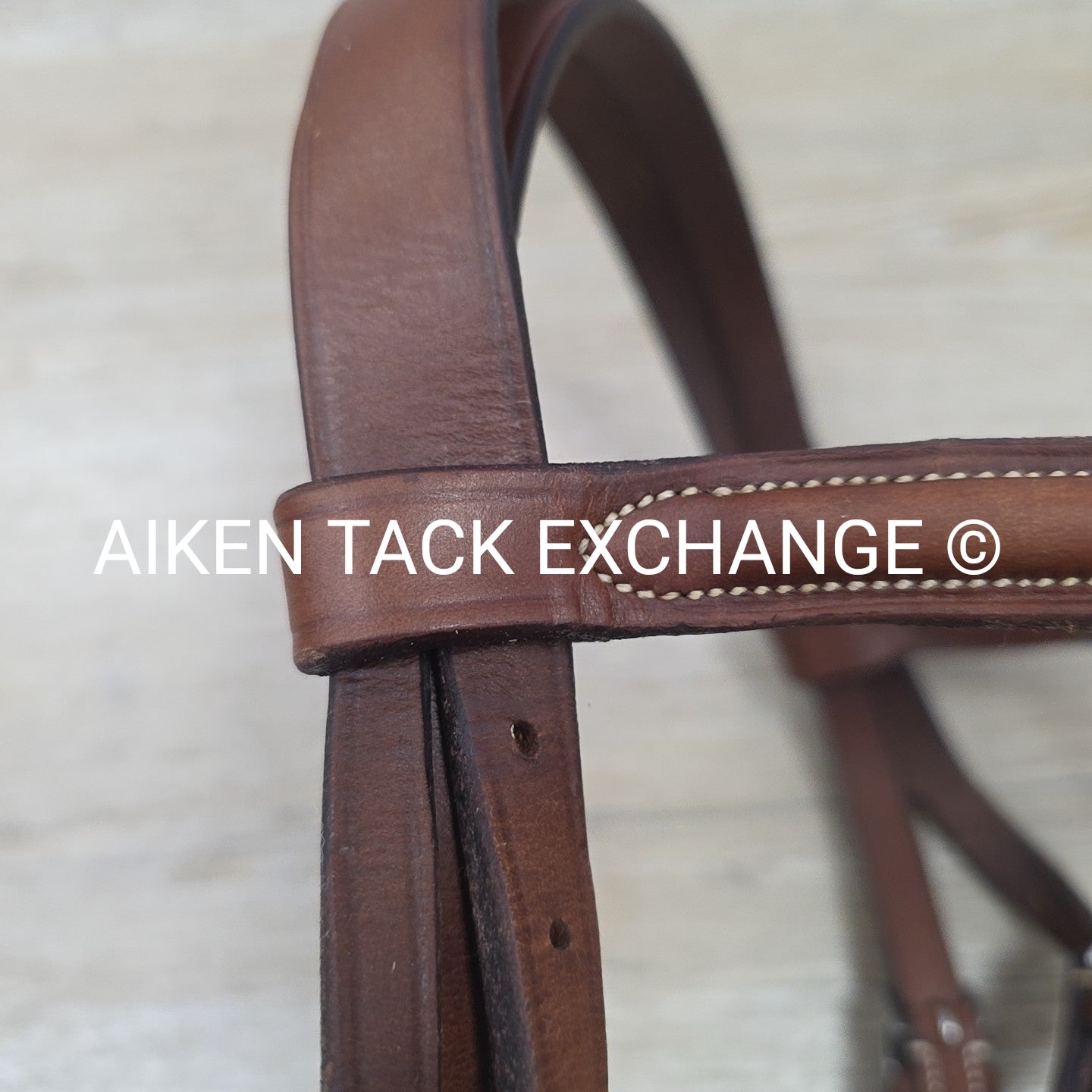 Dover Saddlery Circuit Plain Raised Figure 8 Bridle, No Reins, Size Full