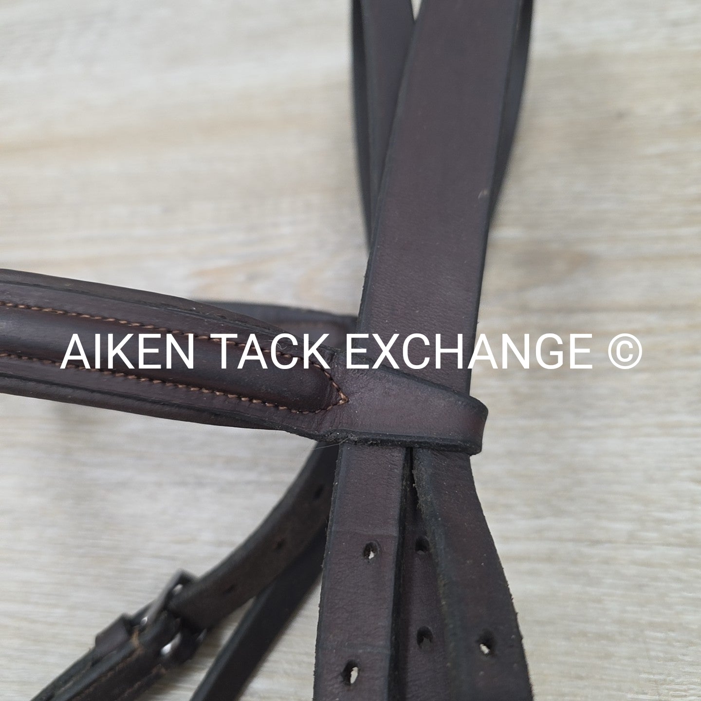 BARGAIN BUNDLE: Dover Saddlery Fancy Stitched Bridle with 2 Pairs Laced Reins &