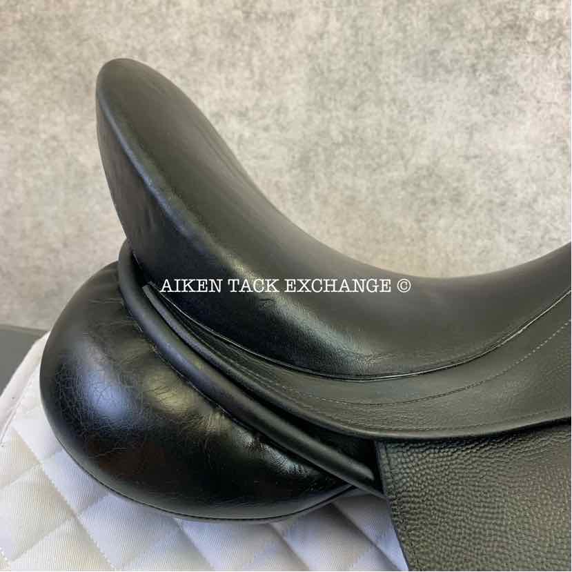 **On Trial** Borne Saddlery Olympia Dressage Saddle, 17.5" Seat, Medium Wide Tree, Wool Flocked Panels