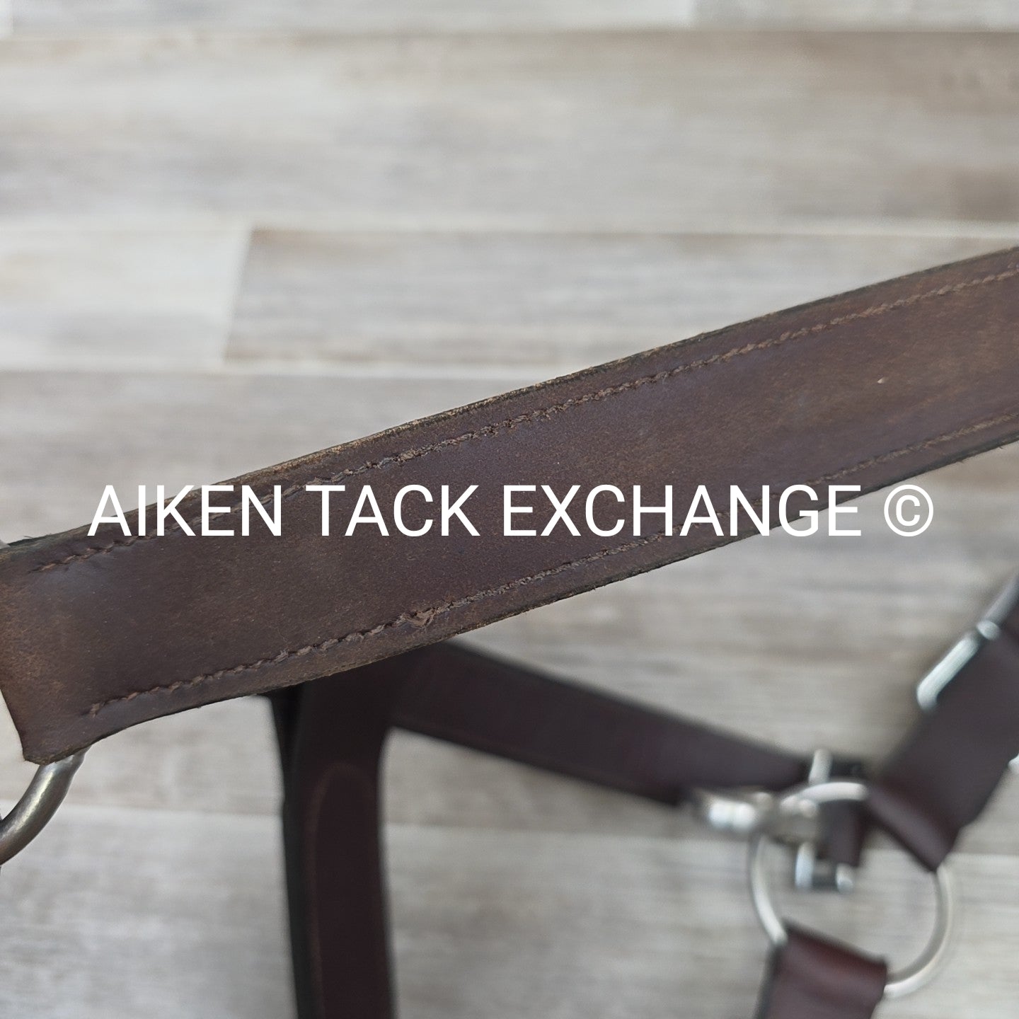 Leather Halter, Brown, Size Draft