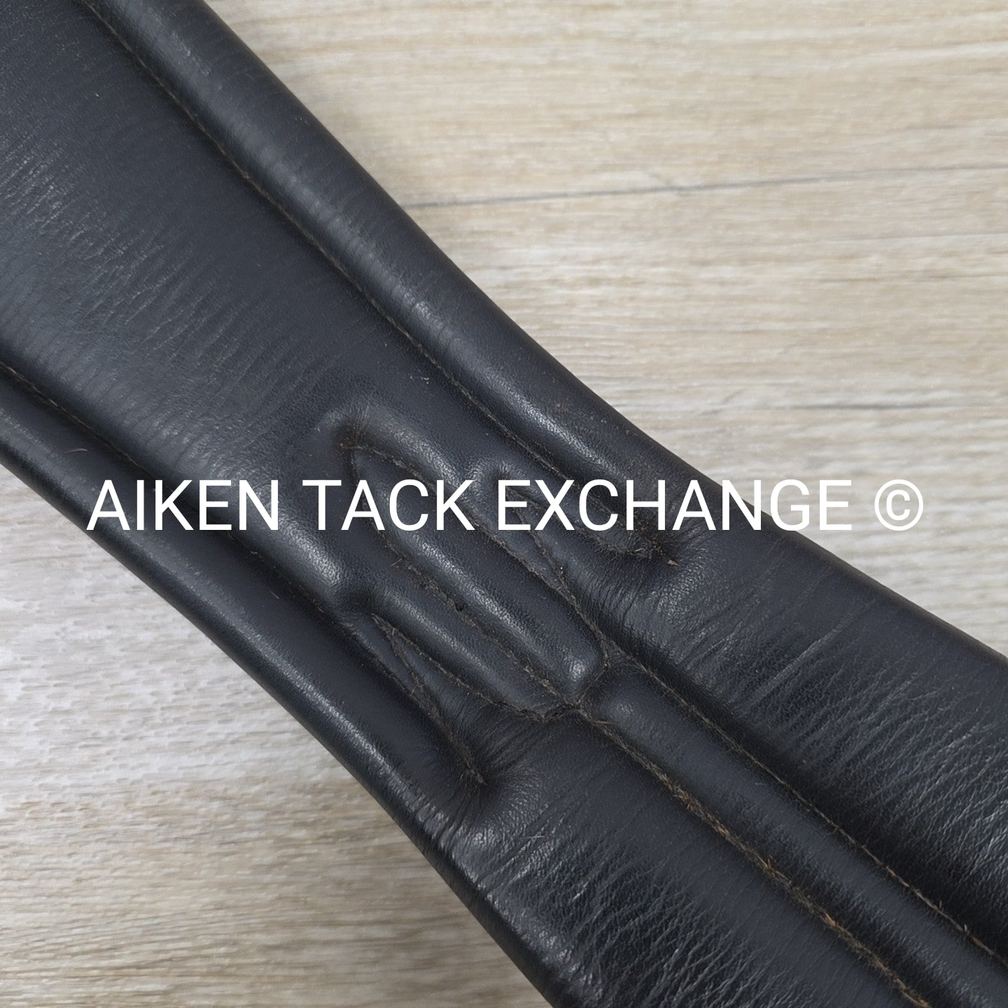 Trilogy Padded Leather Contour Girth, Black, 24"