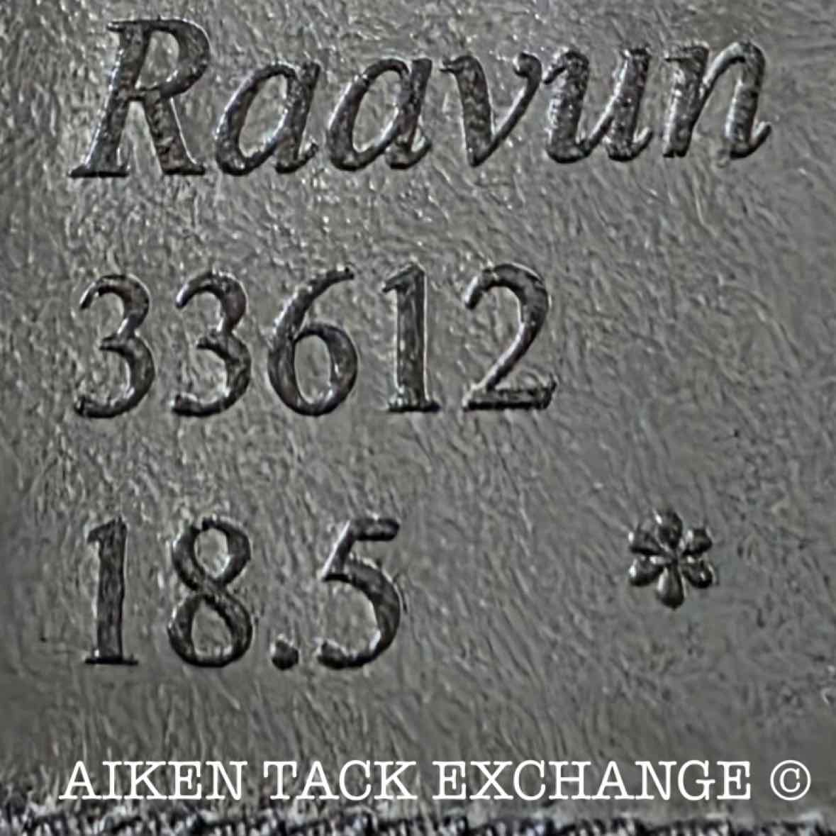 2020 Aviar Raavun 1.0 Monoflap Dressage Saddle, 18.5" Seat, Adjustable Tree, Foam Panels