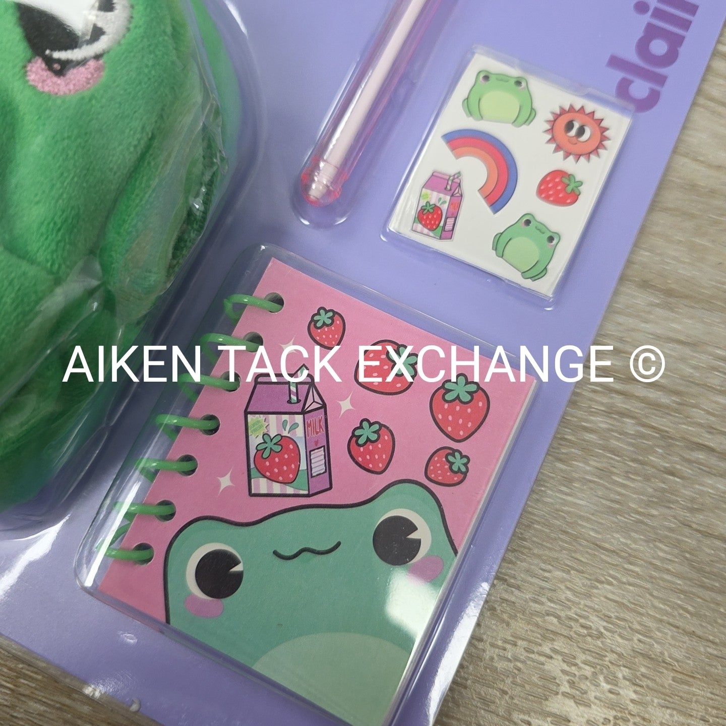 Claire's Bag Charm Keyring Stationery Set