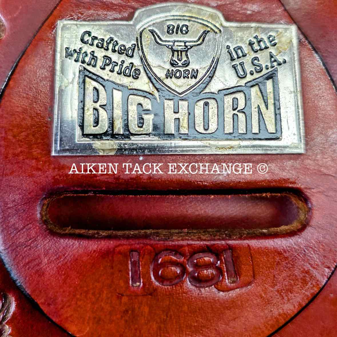 Big Horn 1681 Haflinger Western Saddle, 16" Seat, Wide Plus Tree
