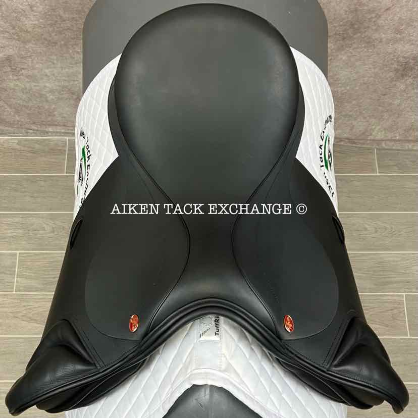Jeffries XP GP All Purpose Jump Saddle, 17.5" Seat, Extra Wide Tree, Wool Flocked Panels