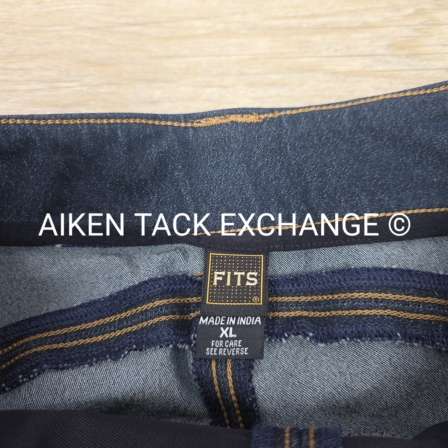FITS Denim Full Seat Breeches, Size X-Large