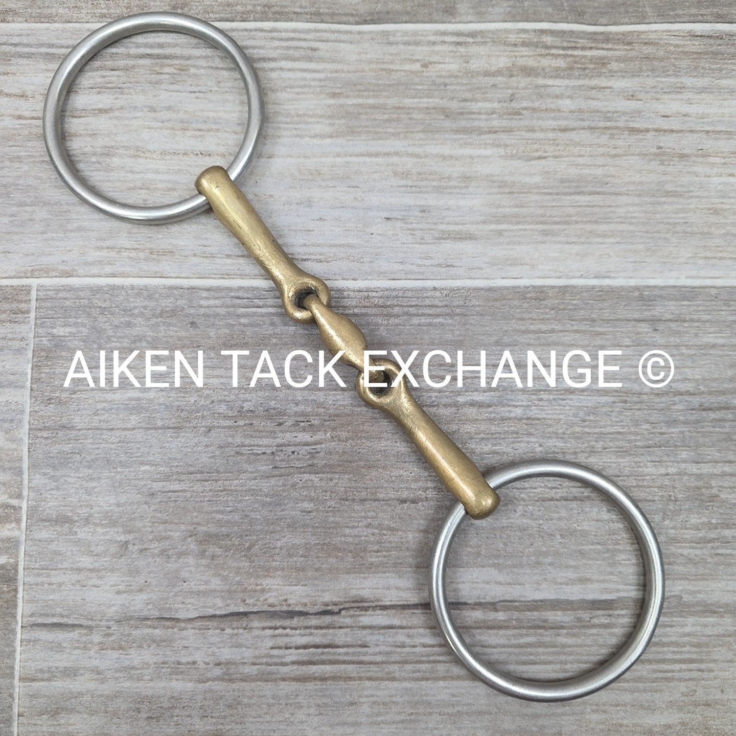 Herm Sprenger KK Ultra Aurigan Double Joint Loose Ring Bit, Size 5.5"