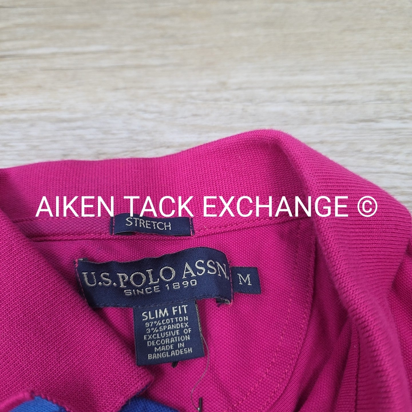 U.S. Polo Assn. Short Sleeve Polo Top, Size Medium