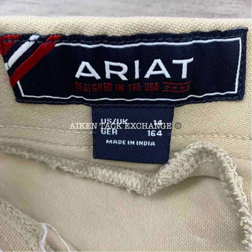 Ariat Pull On Knee Patch Breeches, Children's 14