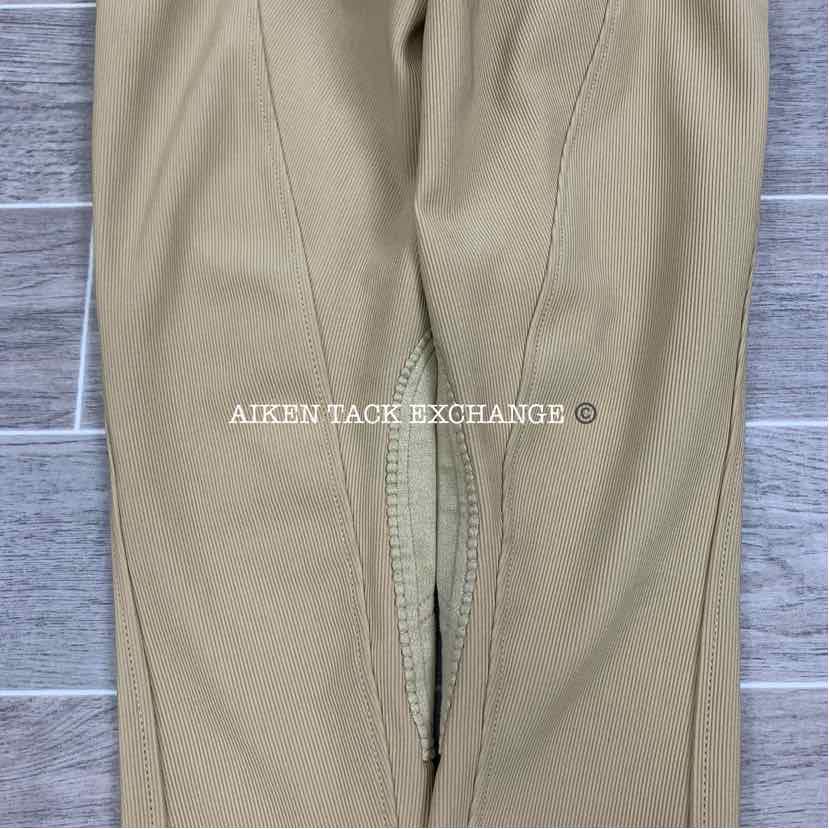 TuffRider Ribb Low Rise Knee Patch Breeches, Size 26