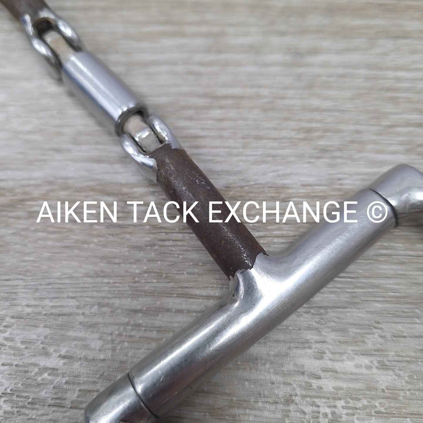 Myler Double Hinged Comfort Snaffle D Ring Bit with Hooks 5.25"