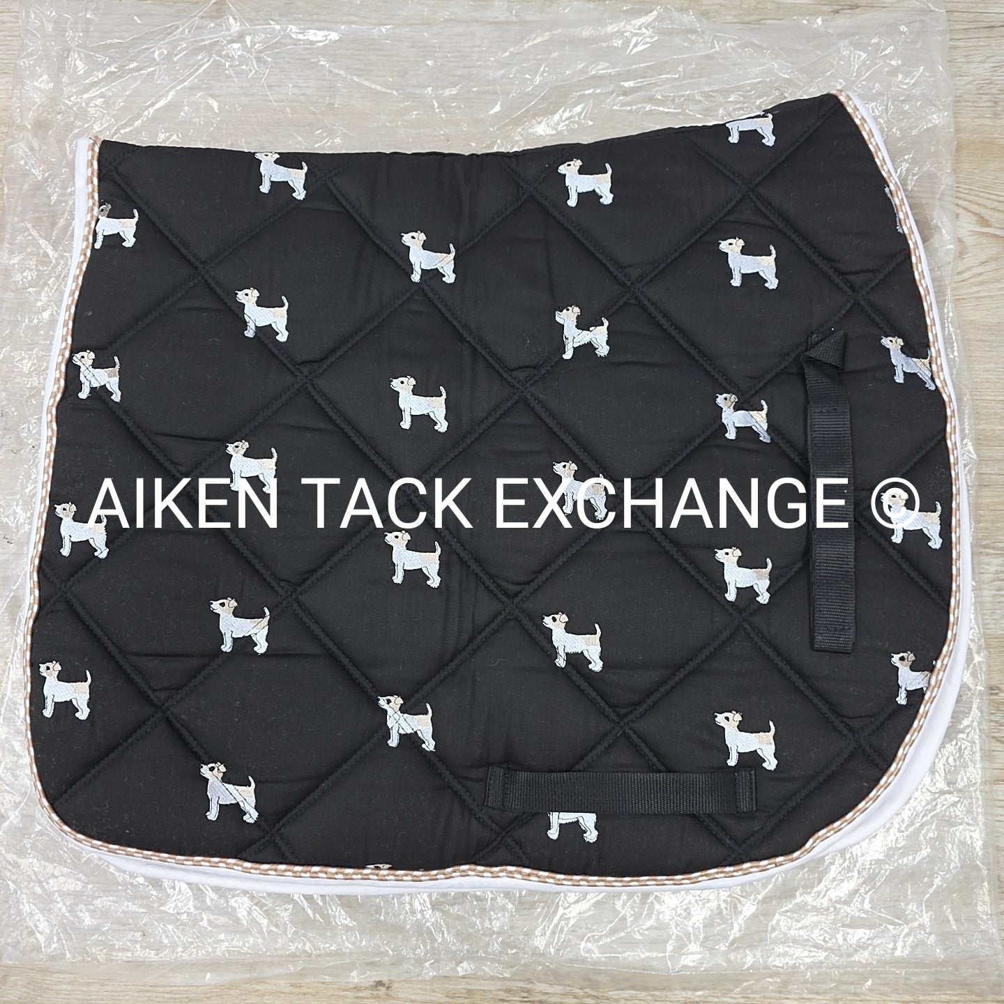 Lettia Jack Russell Embroidered All Purpose Saddle Pad