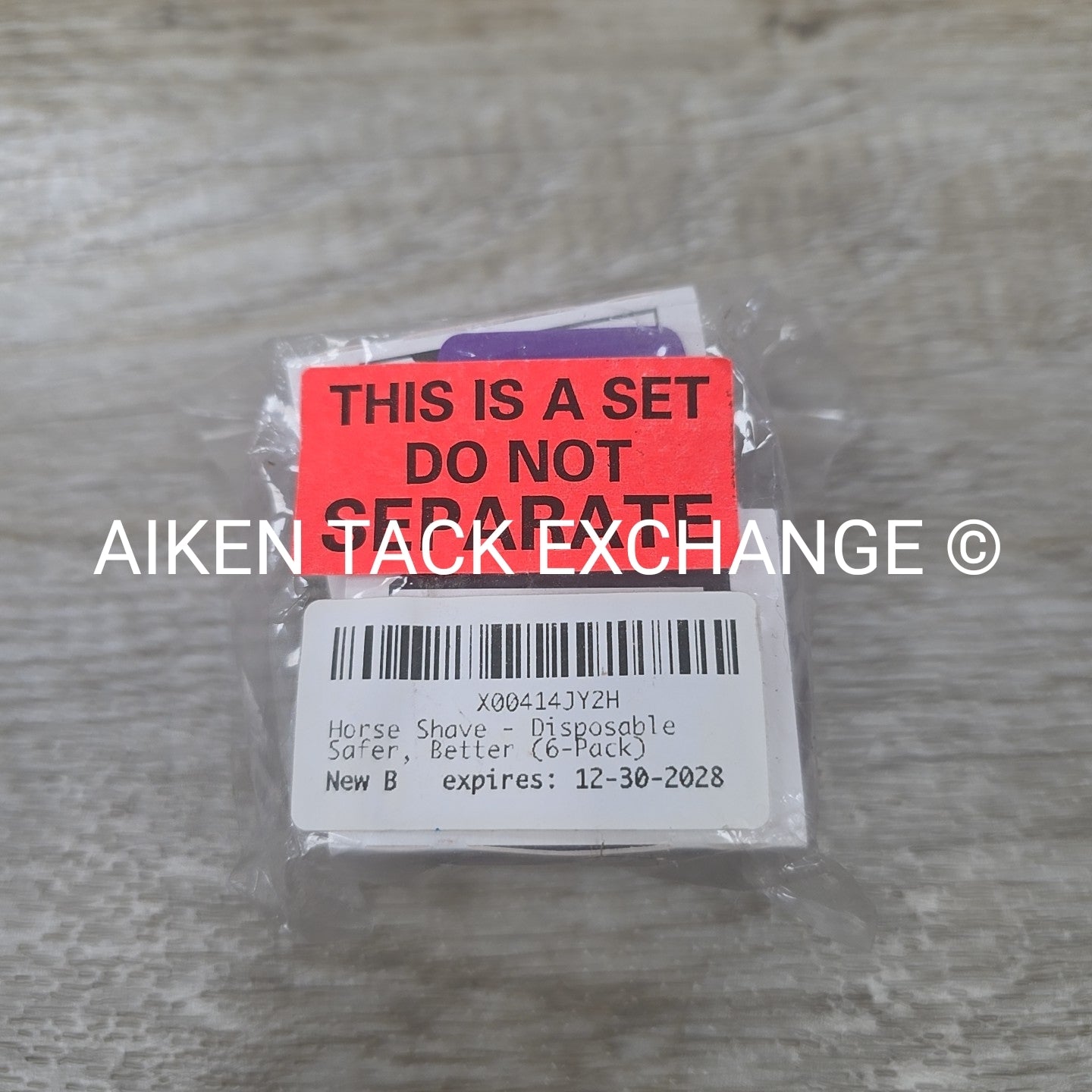 Win by a Nose Horse Shave Disposable Shavers, Set of 6