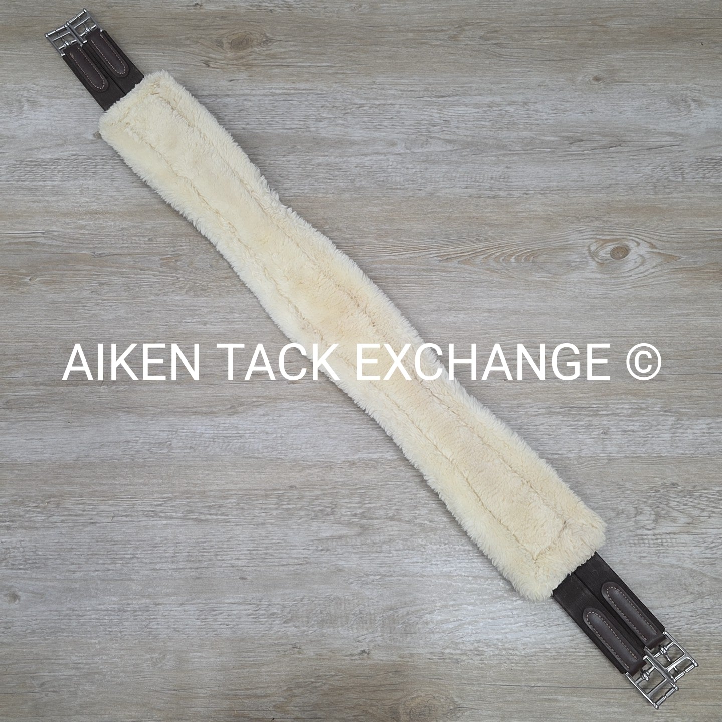 Kentucky Horseware Removable Sheepskin Girth w/ Double End Elastic, 50"