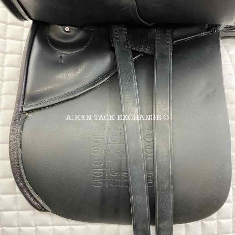 **On Trial** 2015 Stubben Genesis Deluxe CL NT Dressage Saddle, 17.5" Seat with Biomex, 28cm Tree - Medium Narrow, Wool Flocked Panels