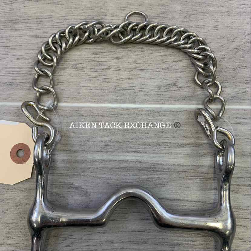 Korsteel Mullen Mouth Ported Fixed Cheek Weymouth Bit 4.75"