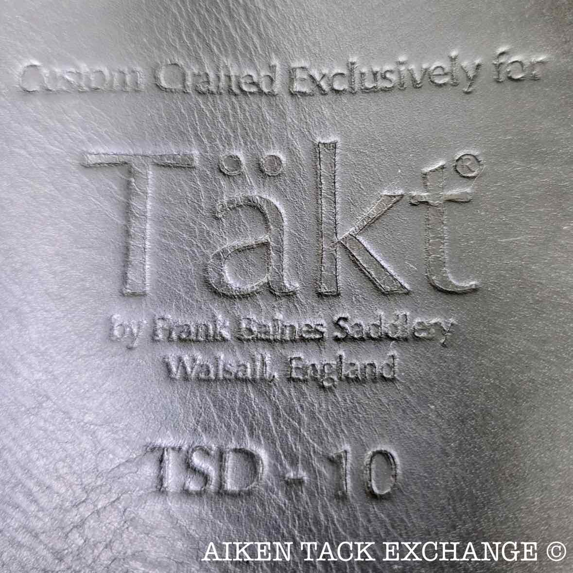 Takt TSD-10 Monoflap Dressage Saddle, 17.5" Seat, Wide Tree, Wool Flocked Panels