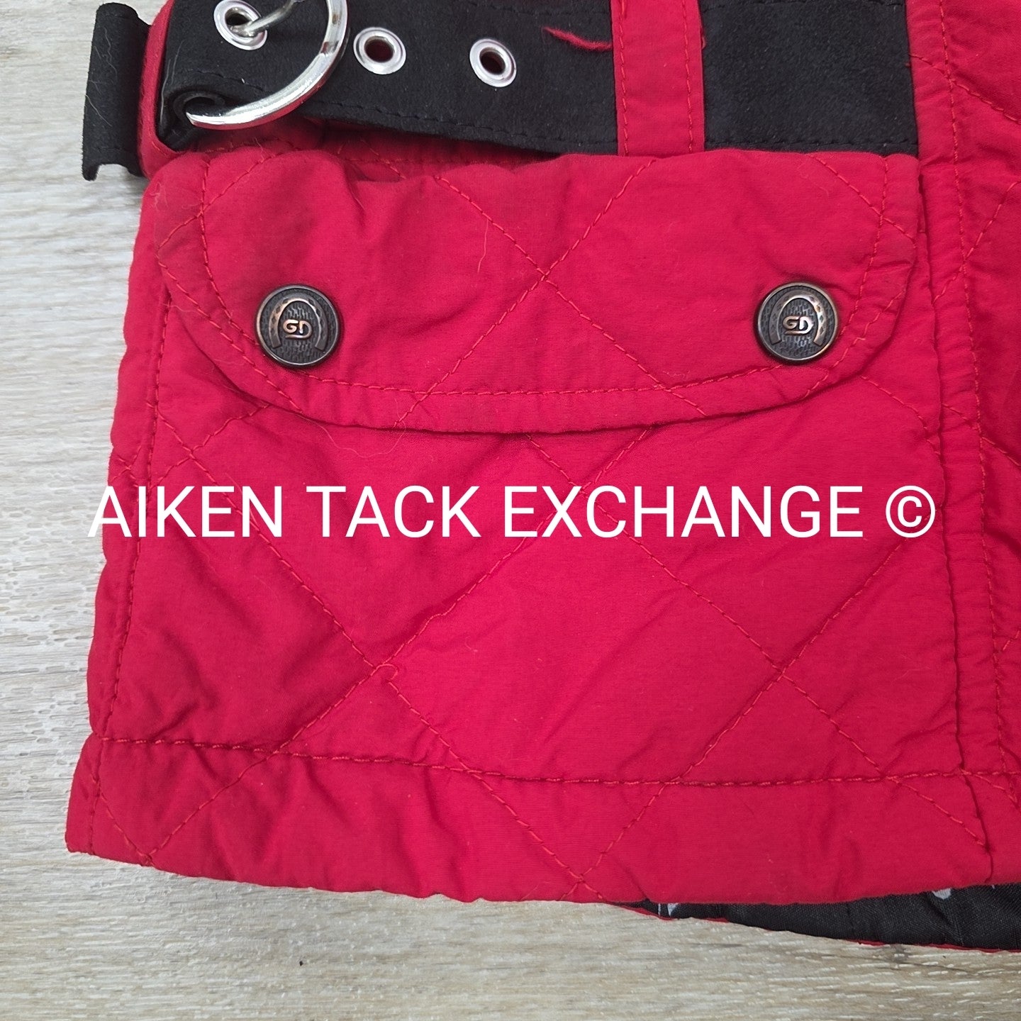 Golden Dress Quilted Vest, Size Small