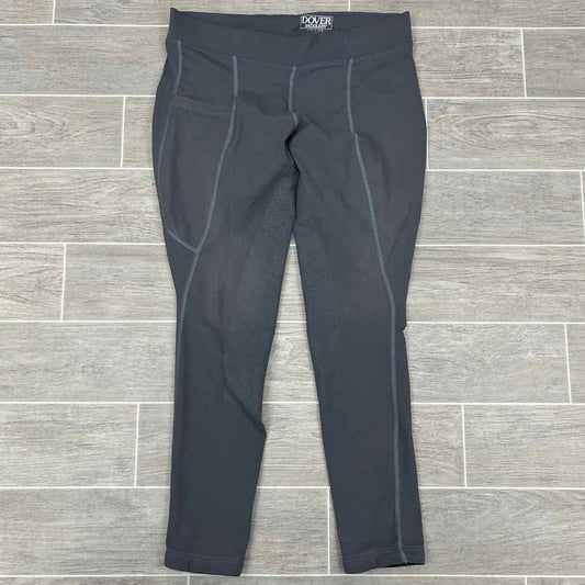 Dover Saddlery Silicone Grip Full Seat Tights, Size Large