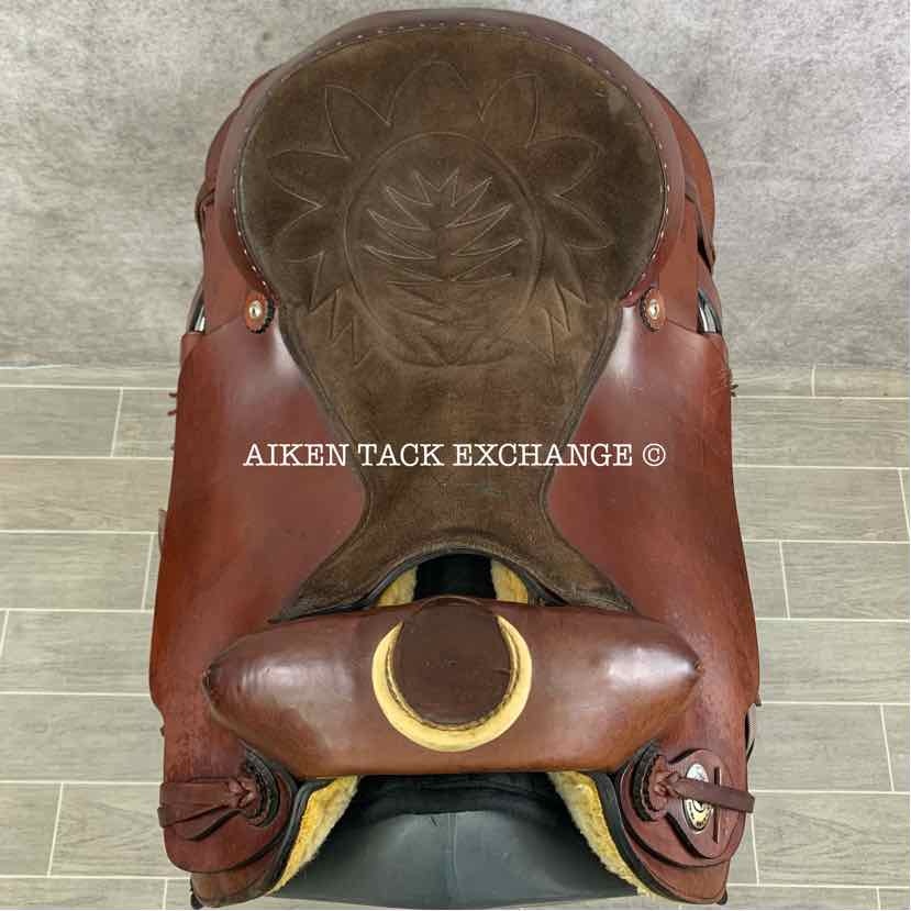American Saddlery Circle A 1860 Pro-Dally Roper Western Saddle, 17.5" Seat, Wide Tree - Full QH Bars