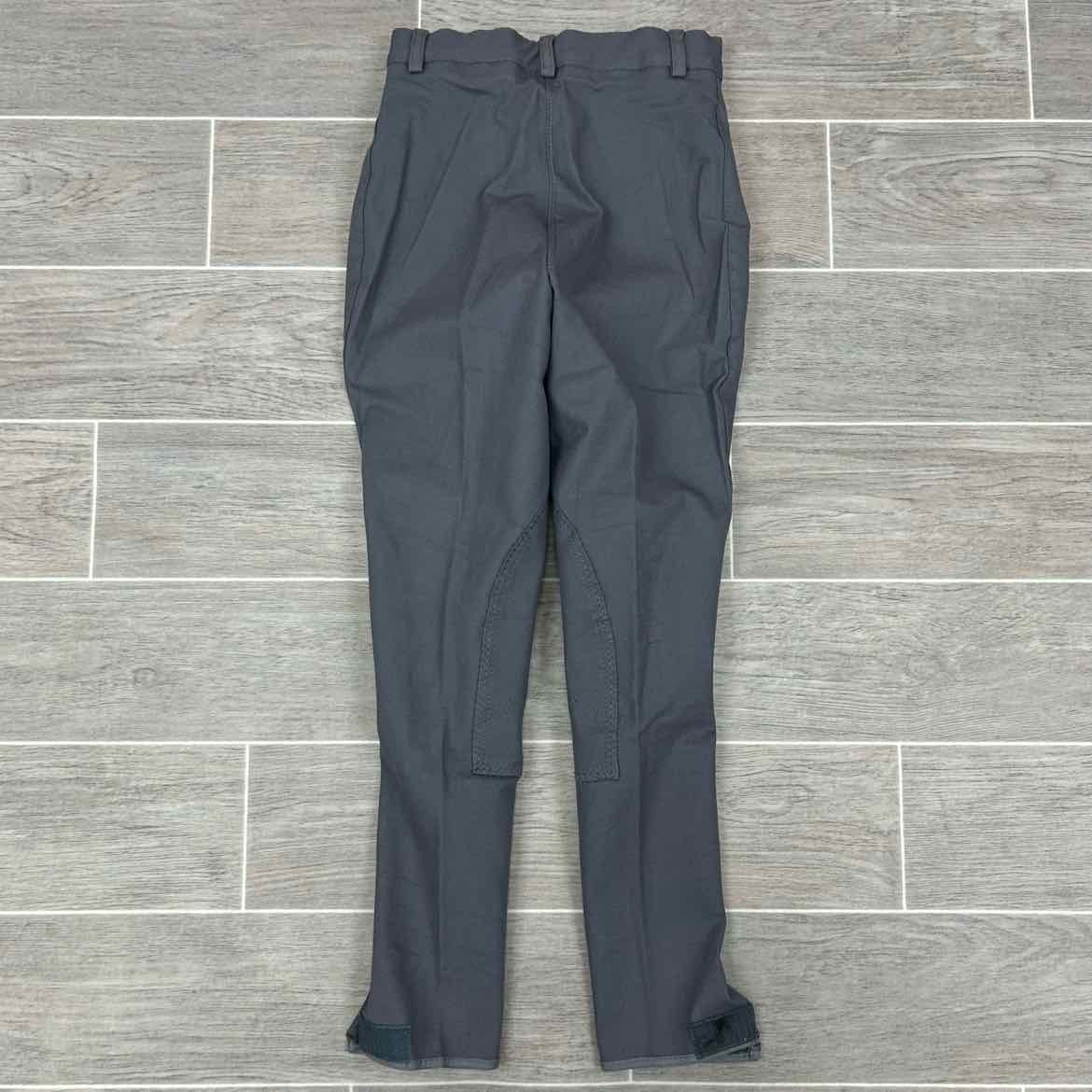 Eqituff Children's Knee Patch Breeches, Grey, Size 10, Brand New