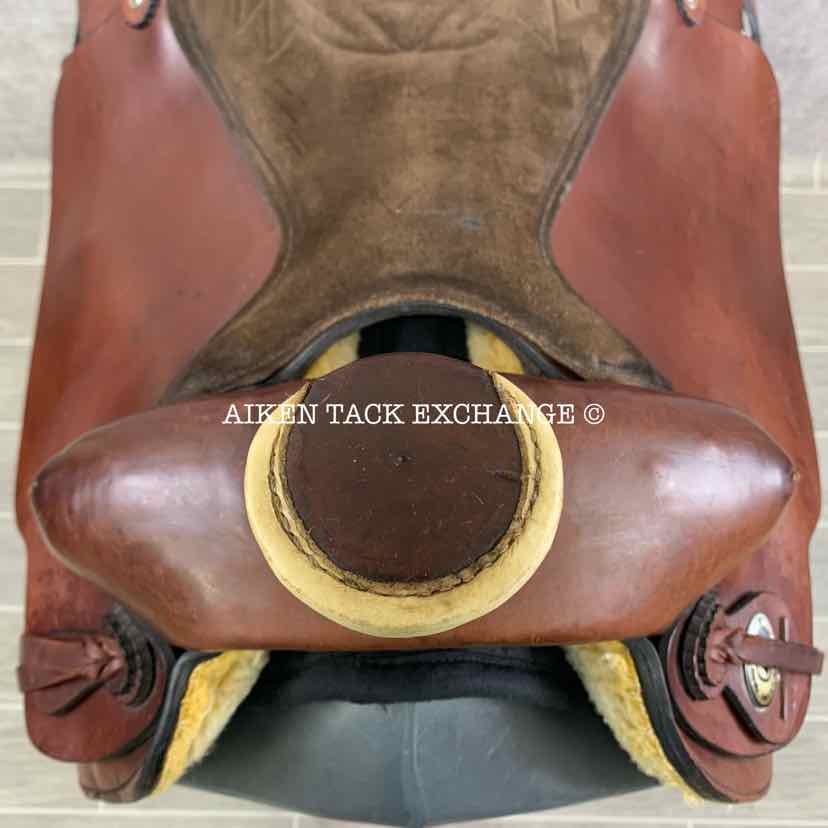 American Saddlery Circle A 1860 Pro-Dally Roper Western Saddle, 17.5" Seat, Wide Tree - Full QH Bars