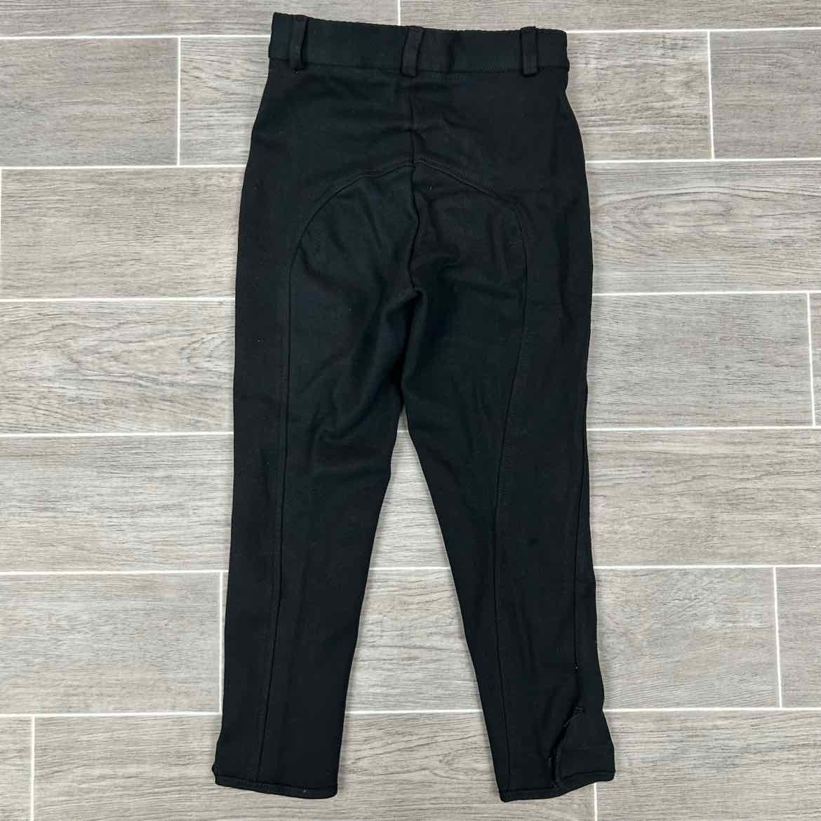 Eqituff Children's Knee Patch Breeches, Black, Size 8, Brand New