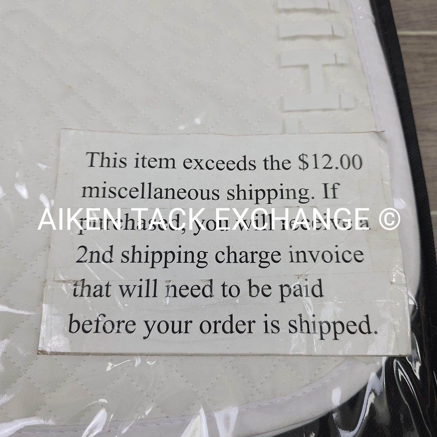 ThinLine Cotton Quilted Saddle Pad