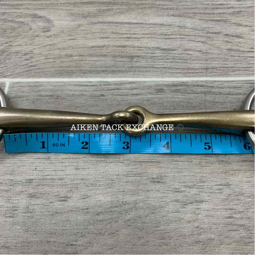 AlBaCon Single Joint Loose Ring Bradoon Bit 5.75"