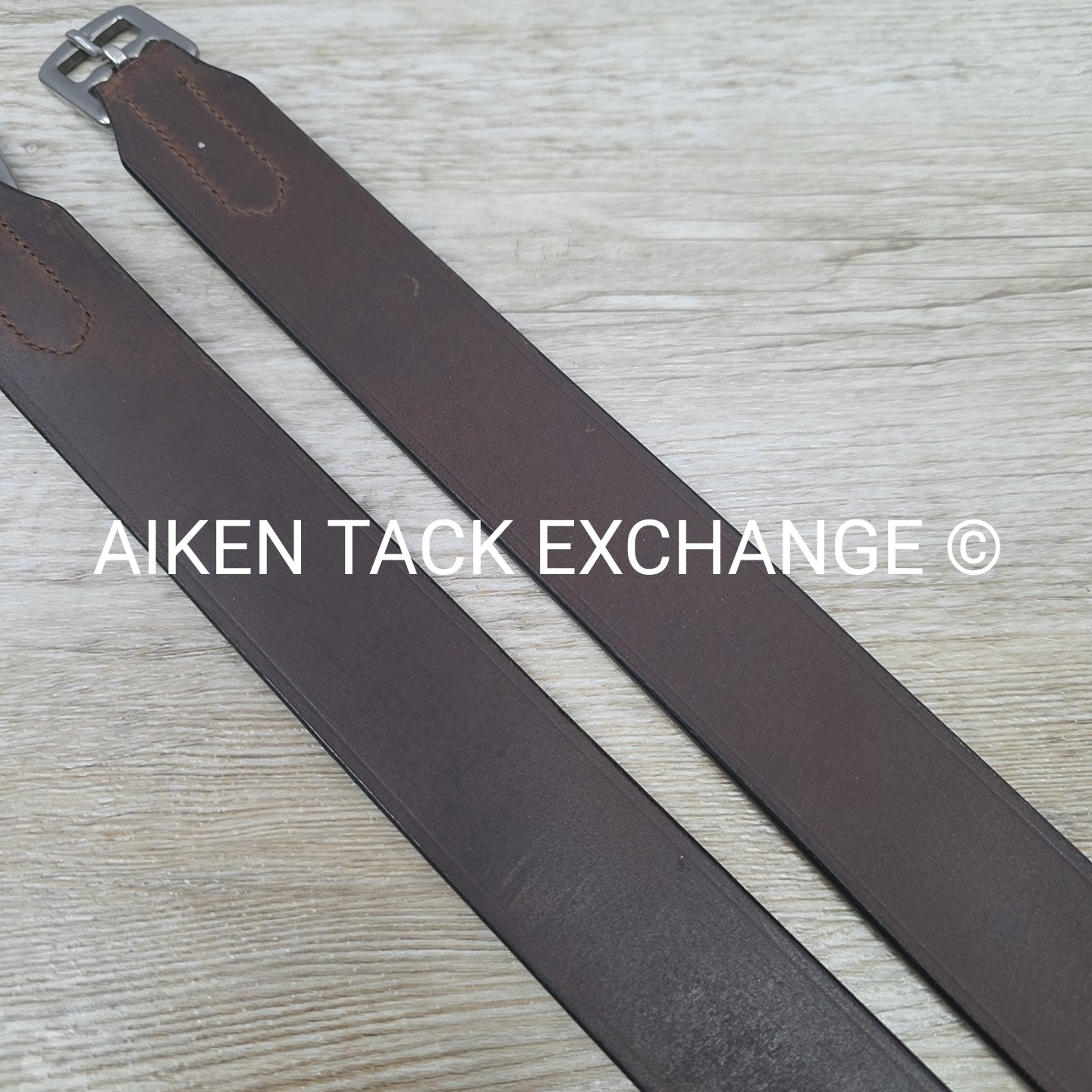Secure Wide Leg Stirrup Leathers, Brown, 48"