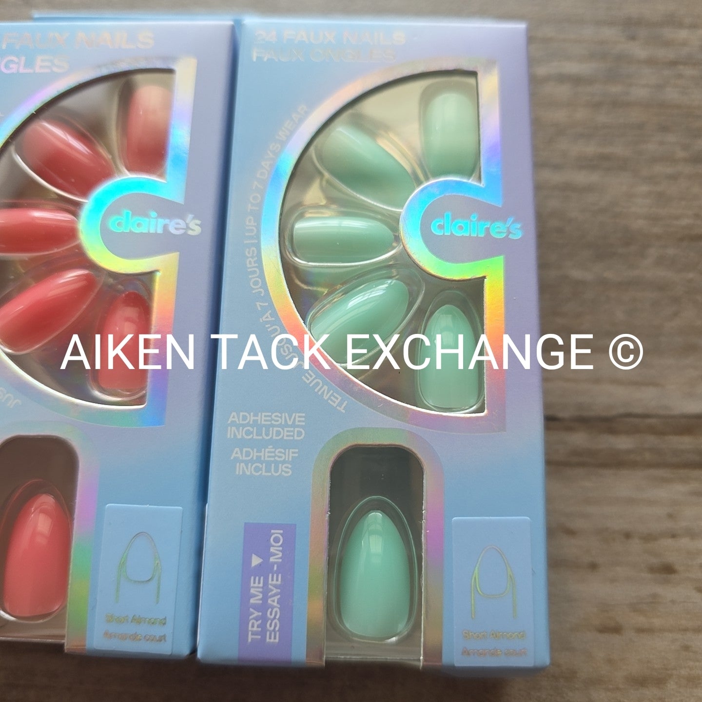 Claire's Press-On Nails (2 Sets) - 24 Count Each (48 Total)